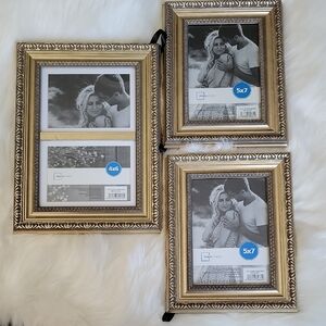 Mainstays Gold Decorative Picture Frame Trio